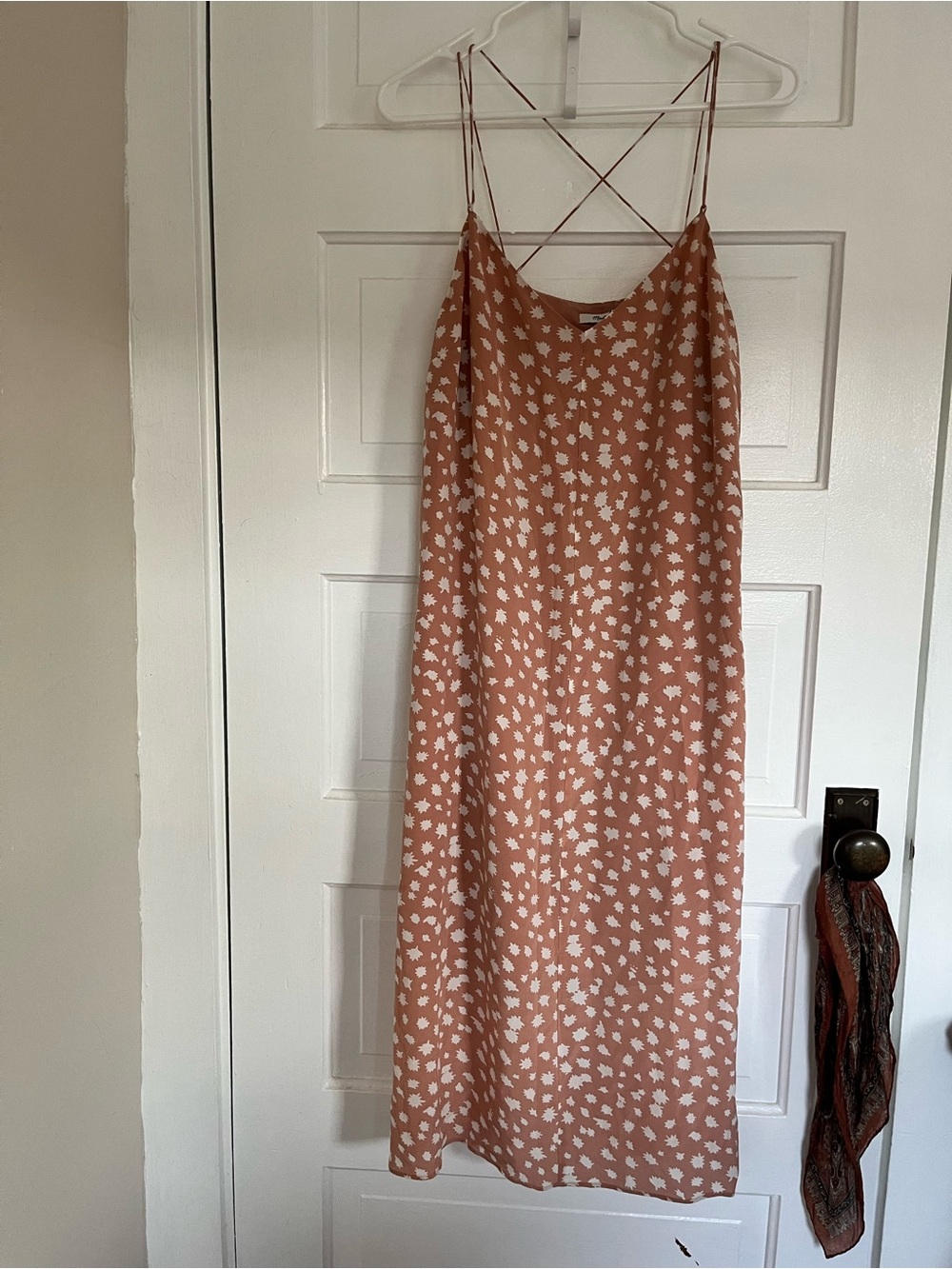NWOT Madewell Silk Cami Slip Dress in Star Shower